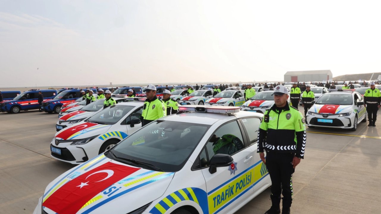 Adıyaman’da güvenlik gücü artıyor! 116 yeni araç hizmete alındı