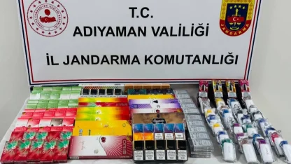 Adıyaman'da kaçak sigara operasyonu