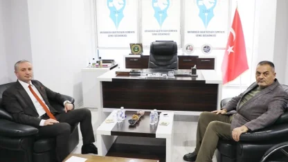 Ağrı'da Milli Eğitim Müdürü Kökrek’ten Ortadoğu Gazeteciler Cemiyeti’ne ziyaret