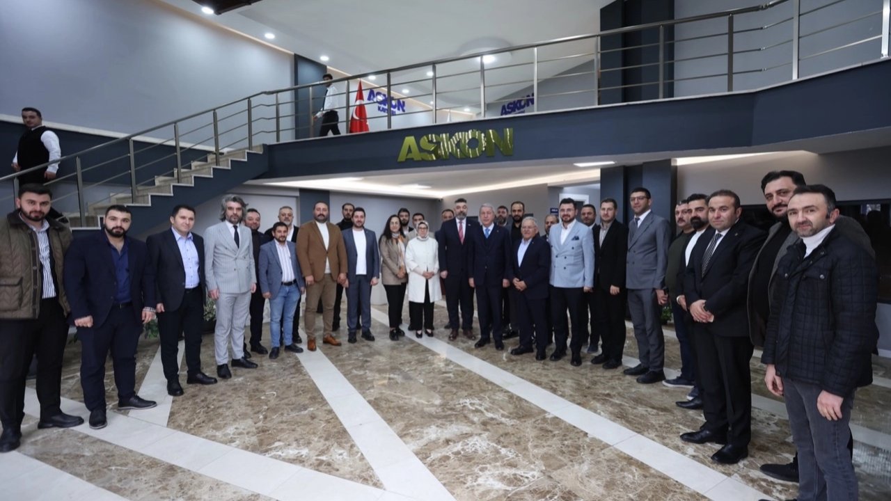 AK Parti protokolünden ASKON Kayseri&#039;ye ziyaret