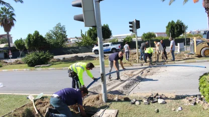 Antalya Manavgat’ta sinyalizasyon yenileme hamlesi