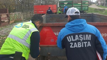 Balıkesir Büyükşehir'den Gönen'e reflektör desteği
