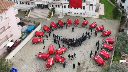 Bilecik'te 20 yeni yangın söndürme tankeri köylere teslim edildi