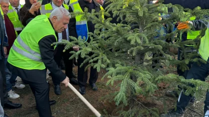 Bursa Büyükşehir'den 15 bin fidanlı 'Hatıra Ormanı'
