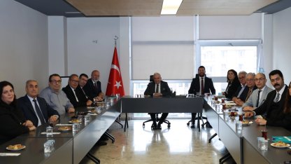 Bursa Nilüfer'de Başkan Özdemir sanayi bölgeleri temsilcileriyle buluştu