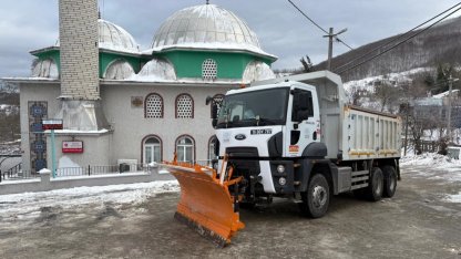 Bursa Nilüfer’de kar mesaisi