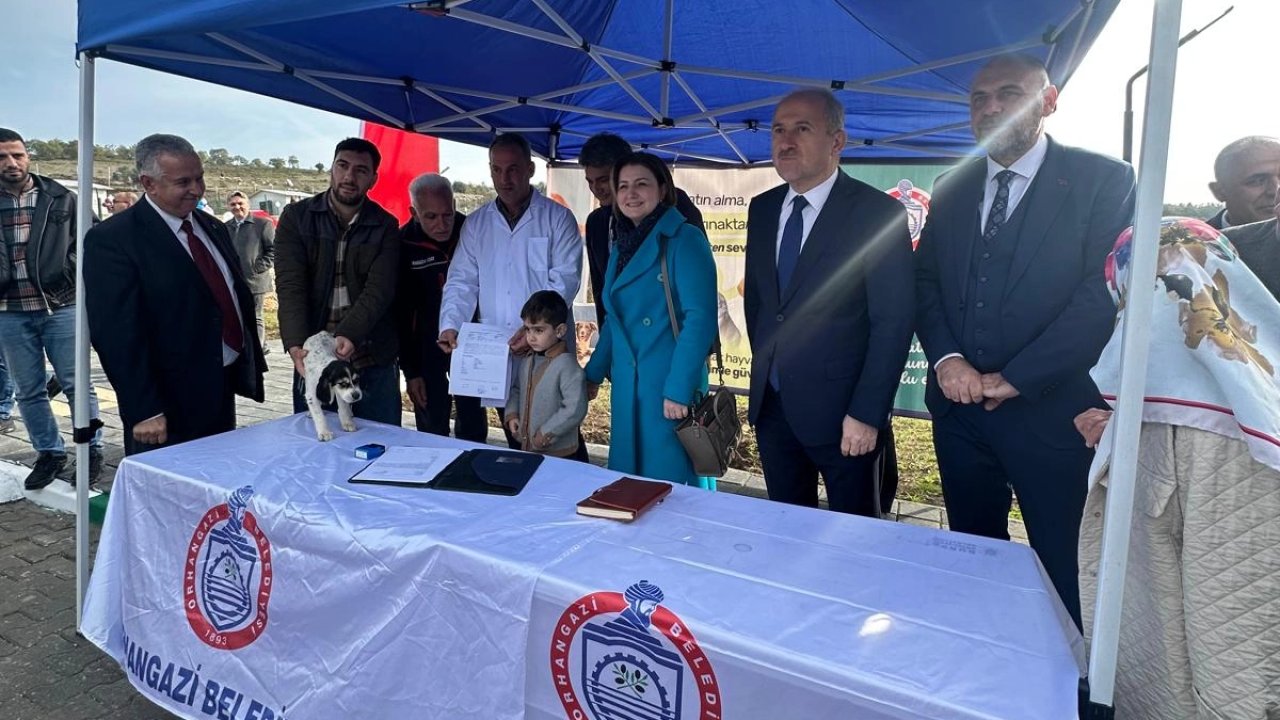 Bursa Orhangazi’ye Türkiye’nin en modern sokak hayvanları merkezi açıldı