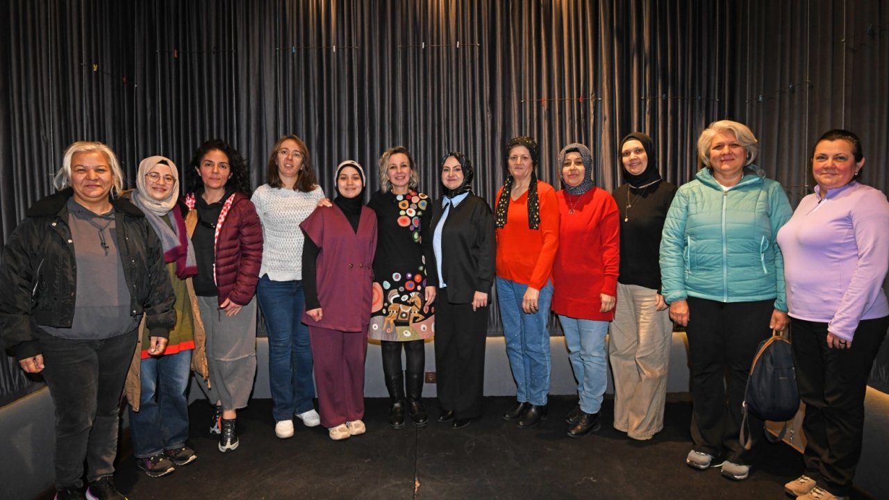 Bursa Osmangazi&#039;de emekten sanata uzanan yolculuk ilham oldu