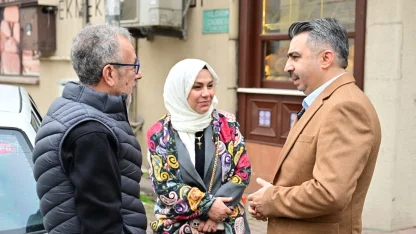 Bursa Yıldırım'da Başkan Yılmaz'dan esnaf ziyareti