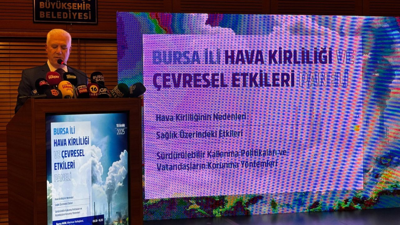 Bursa'da hava kirliliği alarmı! "Temiz hava gelecek kuşaklara borcumuz"