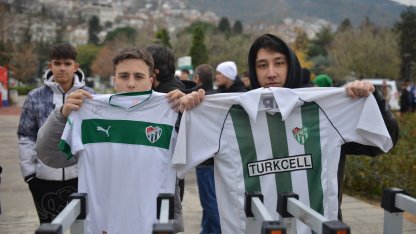 Bursa'da Yeni Yıl Medyanı'nda Bursaspor coşkusu