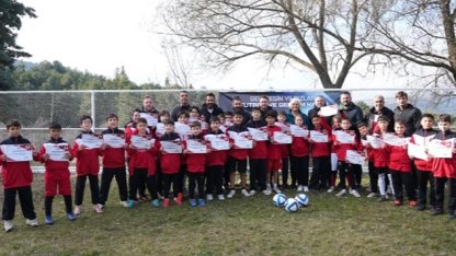 Denizli’de geleceğin yıldızları futbol kampında buluştu