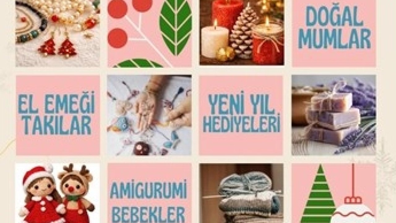 Denizli'de kadın emeğiyle yeni yıl coşkusu