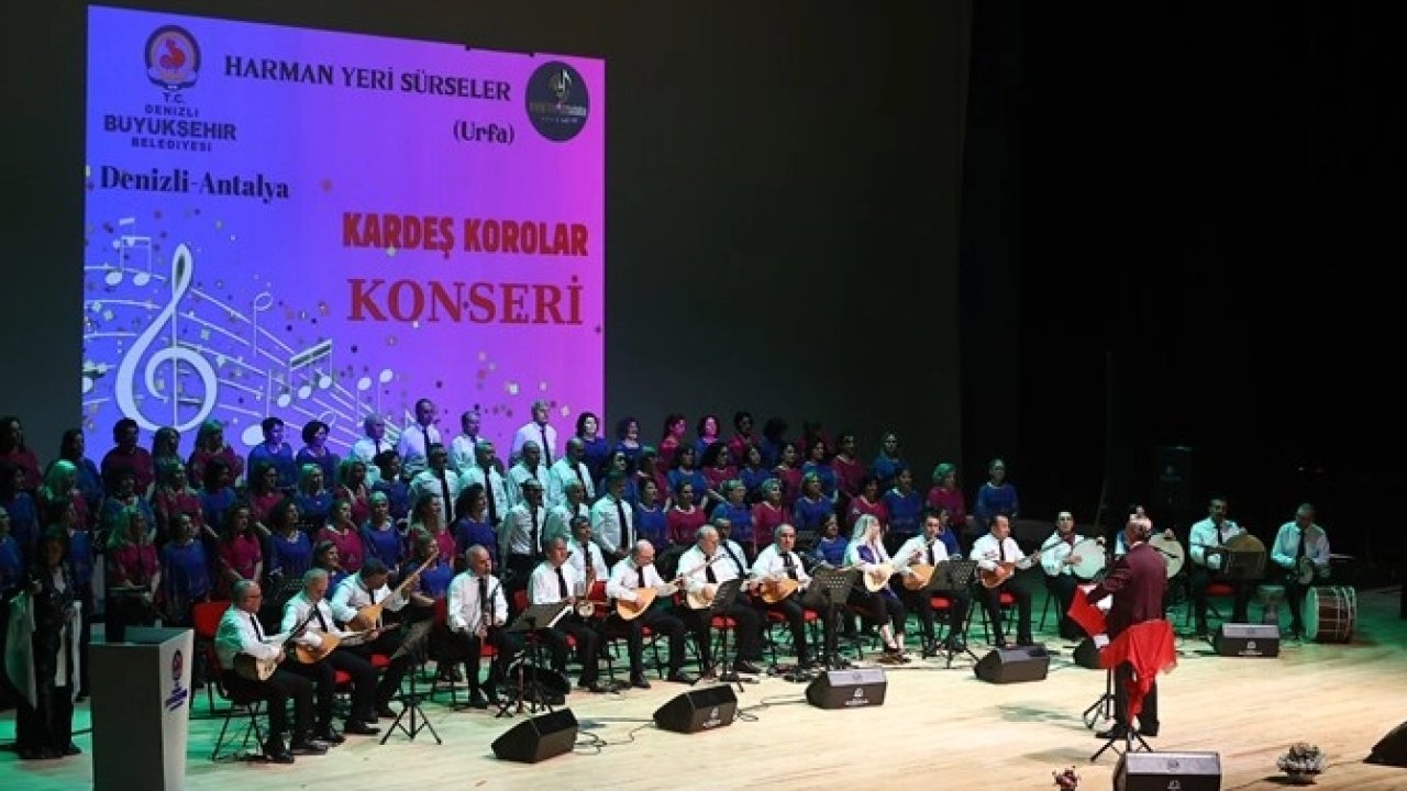 Denizli&#039;de sanatseverlere &#039;Kardeş Korolar Konseri&#039;