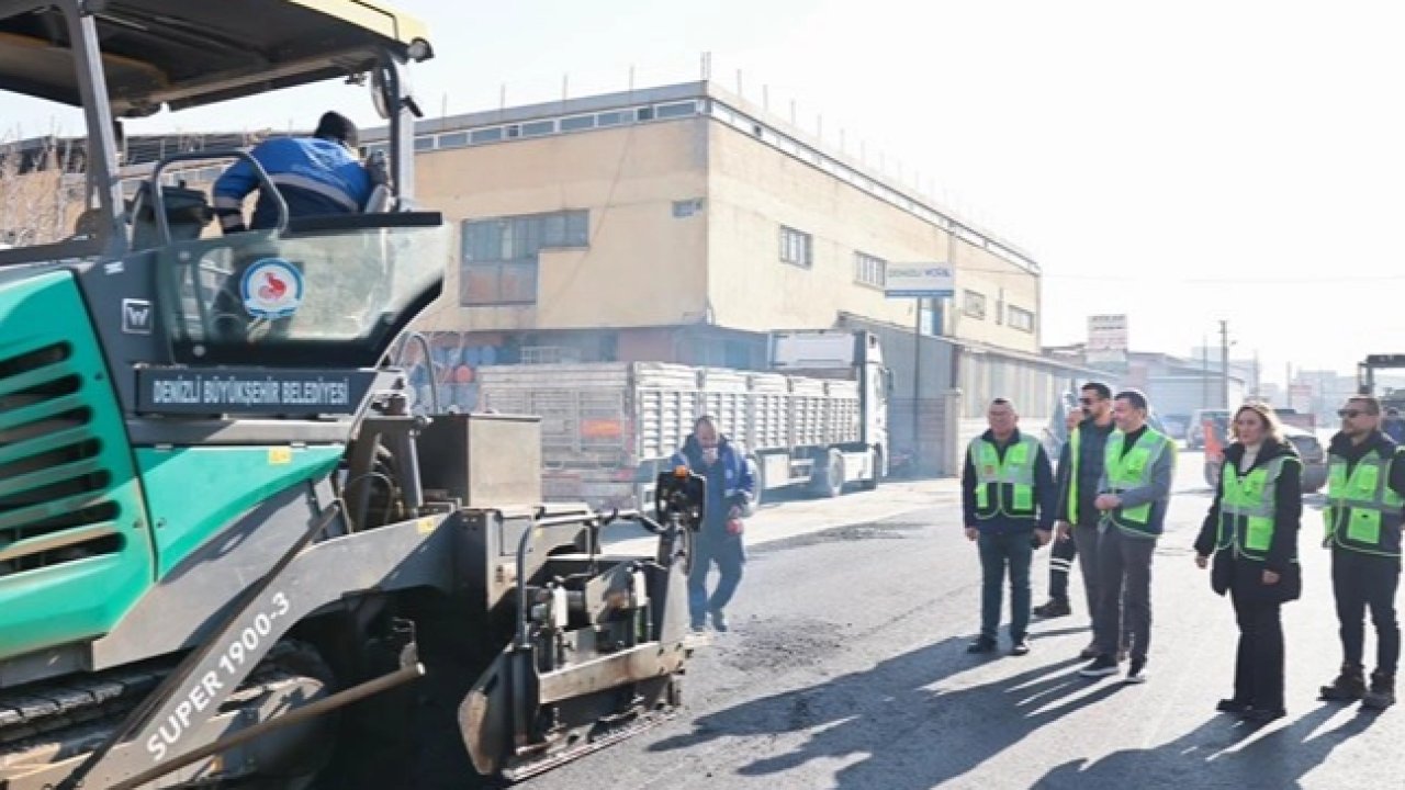 Denizli’de ulaşım için sıcak asfalt seferberliği