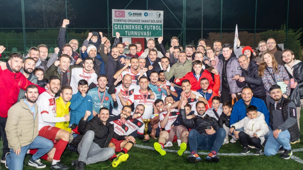 DOSAB-DOSABSİAD futbol turnuvasında şampiyon Astemo oldu