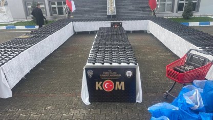 Düzce'de silah operasyonu: Binlerce silah parçası ele geçirildi