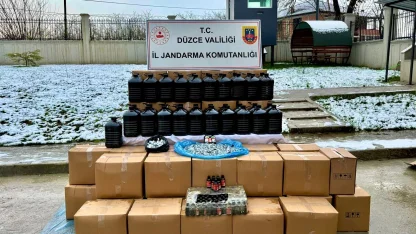 Düzce'de yılbaşı öncesi dev alkol operasyonu!