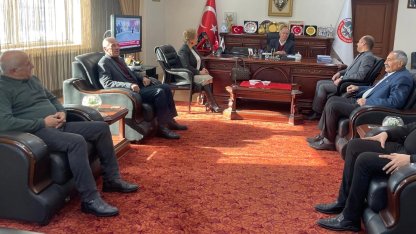 Erzurum'da İYİ Parti'den oda ve dernek ziyareti