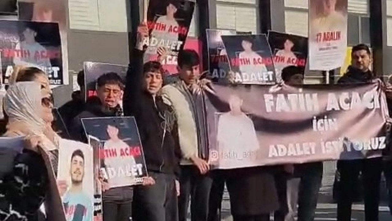 'Fatih Acacı için adalet' sloganları Ankara'da adliye önünde yankılandı!