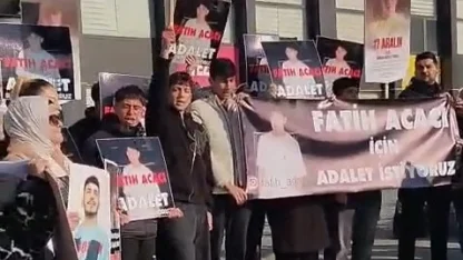 'Fatih Acacı için adalet' sloganları Ankara'da adliye önünde yankılandı!