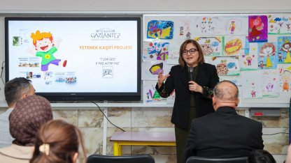 Gaziantep’te Yetenek Kaşifi Projesi okullarda tanıtılıyor