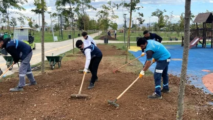 Gebze Millet Bahçesi'nde etkin çalışma
