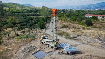 Geyve Doğantepe’ye 132 metre derinlikten kaliteli su