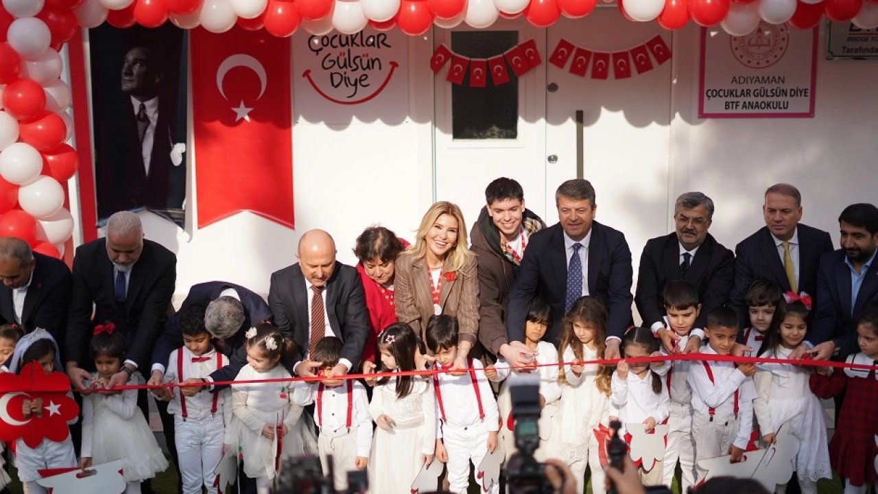 Gülben Ergen 60. Anaokulu'nu Adıyaman'da açtı