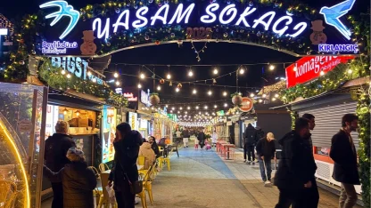 İstanbul Beylikdüzü'nde kış festivali başladı