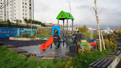 İstanbul Beylikdüzü'ndeki o park yangın sonrası yenilendi