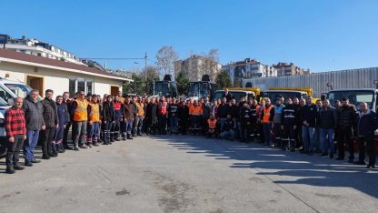 İstanbul Maltepe'de kışla mücadele çalışmaları