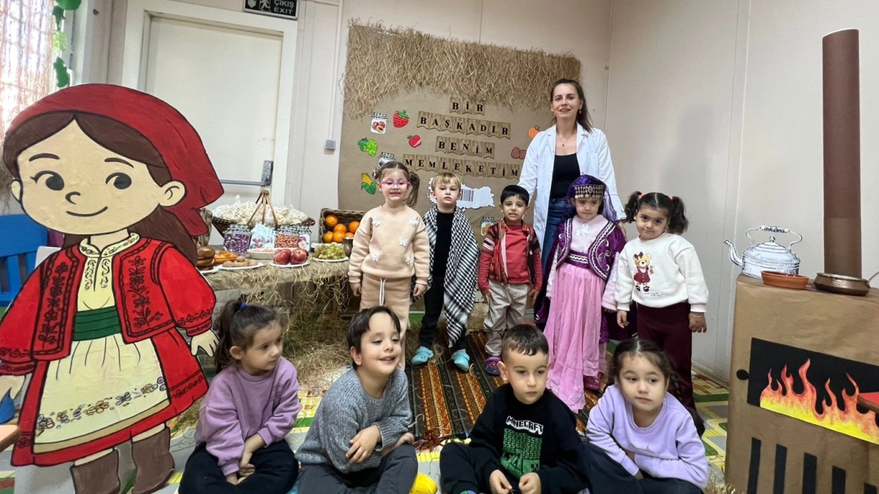 İstanbul Maltepe'nin kreşlerinde 'Yerli Malı' coşkusu