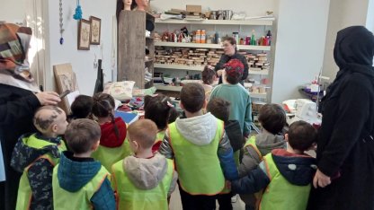 İZGİM, minikleri Çocuk Kütüphanesi'nde ağırladı