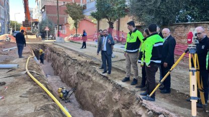 İzmir Ödemiş'te altyapıda yoğun tempo