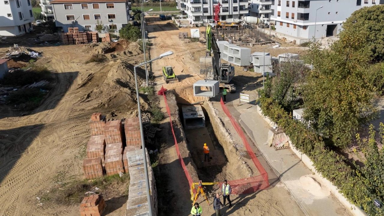 İzmir Tire’de 180 milyonluk yağmur suyu yatırımı başladı