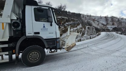İzmir'de kar savaşçıları yollarda