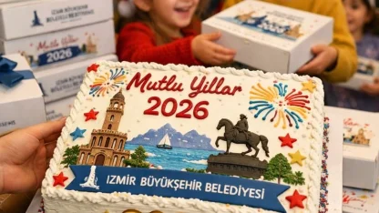 İzmir'de yeni yıl pastaları bu yıl da Büyükşehir’den