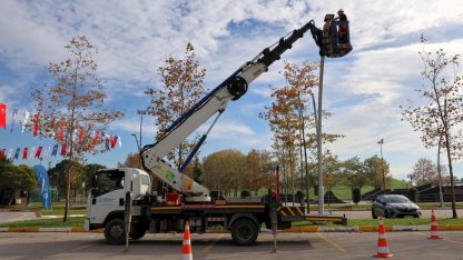 İzmit Sekapark’ta akıllı aydınlatma sistemi devrede