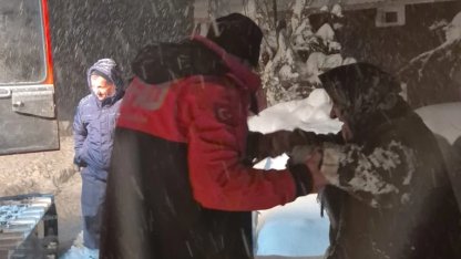 Kastamonu’da AFAD’tan karla mücadelede insan odaklı hizmet