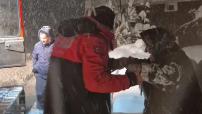 Kastamonu’da AFAD’tan karla mücadelede insan odaklı hizmet