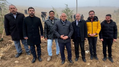 Kayseri Büyükşehir şehri yeşillendirmeye devam ediyor