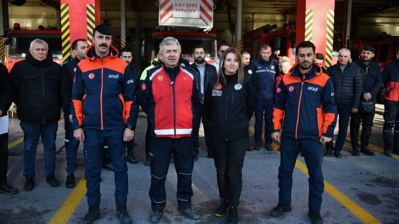 Kayseri itfaiyesinden ağır akreditasyon eğitimleri
