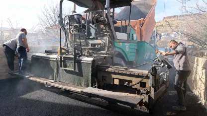 Kayseri Kepez'de konforlu ulaşım için asfalt mesaisi