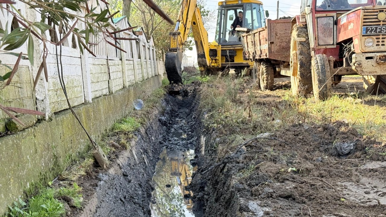 Keşan Mecidiye’de derelerde temizlik seferberliği
