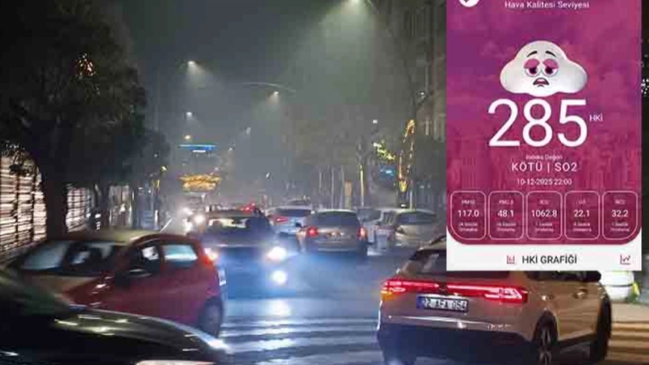 Keşan’da hava kirliliği alarm verdi! Partikül madde seviyesi 285&#039;e ulaştı