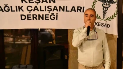 Keşan’da sağlık çalışanlarından güçlü buluşma