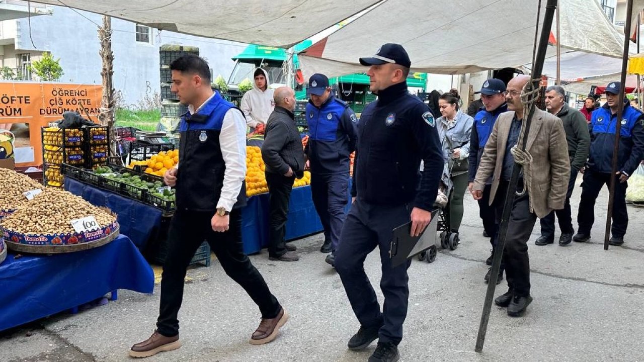 Kocaeli Çayırova’da pazar denetimi