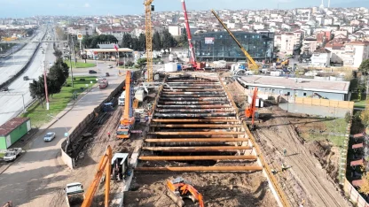 Kocaeli Derince'de iki TBM kuruluma hazırlanıyor