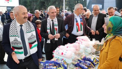 Kocaeli Gebze’de Filistin’e destek kermesi düzenlendi